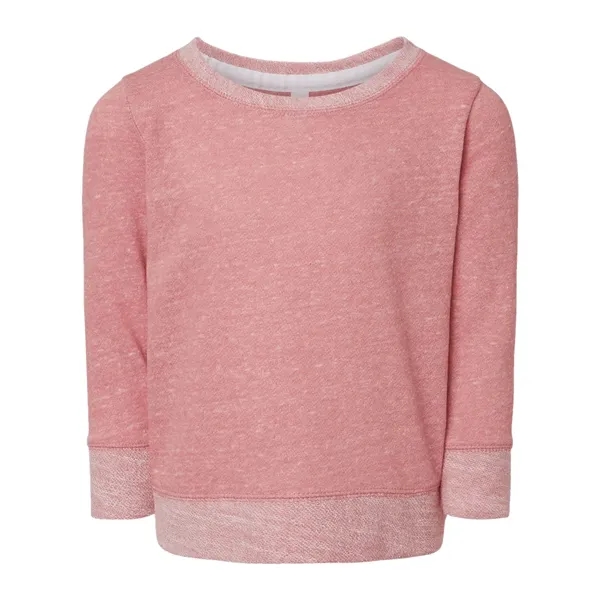 Rabbit Skins Toddler Harborside Melange French Terry Crew... - Rabbit Skins Toddler Harborside Melange French Terry Crew... - Image 3 of 10