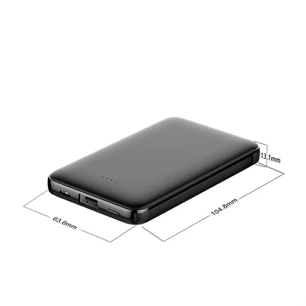 Power Bank 5000 mAh with Integrated Charging Cables - Power Bank 5000 mAh with Integrated Charging Cables - Image 1 of 5