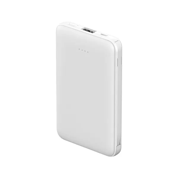 Power Bank 5000 mAh with Integrated Charging Cables - Power Bank 5000 mAh with Integrated Charging Cables - Image 4 of 5
