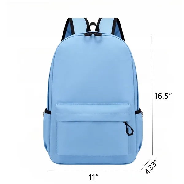School Backpack With Water Bottle Pocket - School Backpack With Water Bottle Pocket - Image 4 of 14