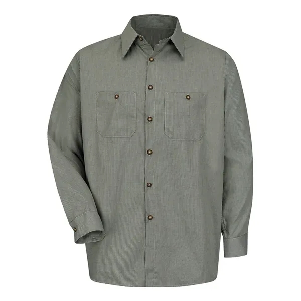 Red Kap Men's Tall Premium Long Sleeve Work Shirt - Red Kap Men's Tall Premium Long Sleeve Work Shirt - Image 13 of 20