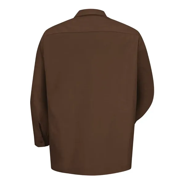 Red Kap Men's Industrial Long Sleeve Work Shirt - Red Kap Men's Industrial Long Sleeve Work Shirt - Image 12 of 58