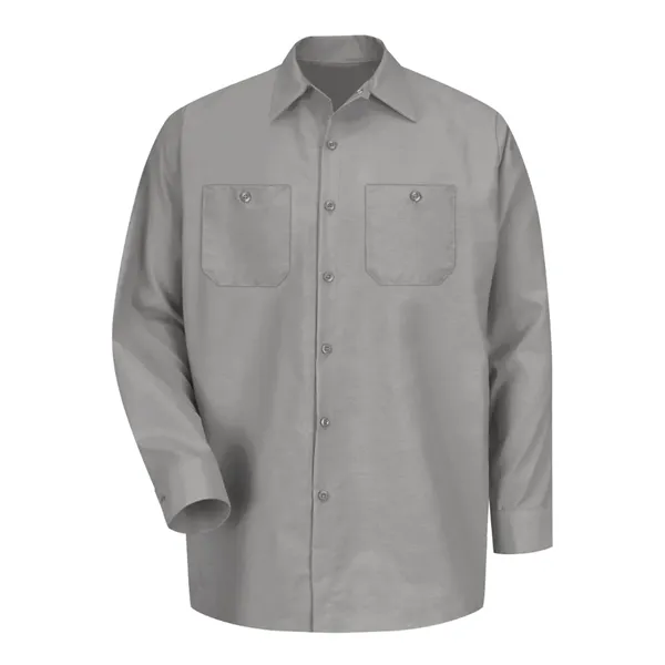 Red Kap Men's Industrial Long Sleeve Work Shirt - Red Kap Men's Industrial Long Sleeve Work Shirt - Image 29 of 58