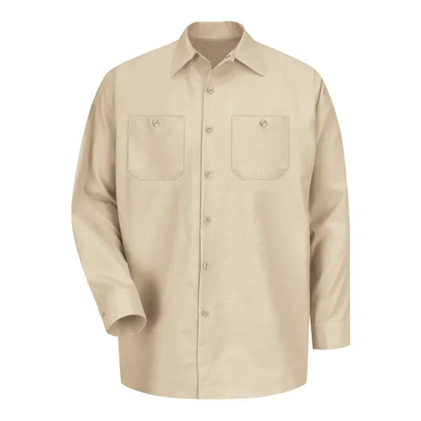 Red Kap Men's Industrial Long Sleeve Work Shirt - Red Kap Men's Industrial Long Sleeve Work Shirt - Image 31 of 58