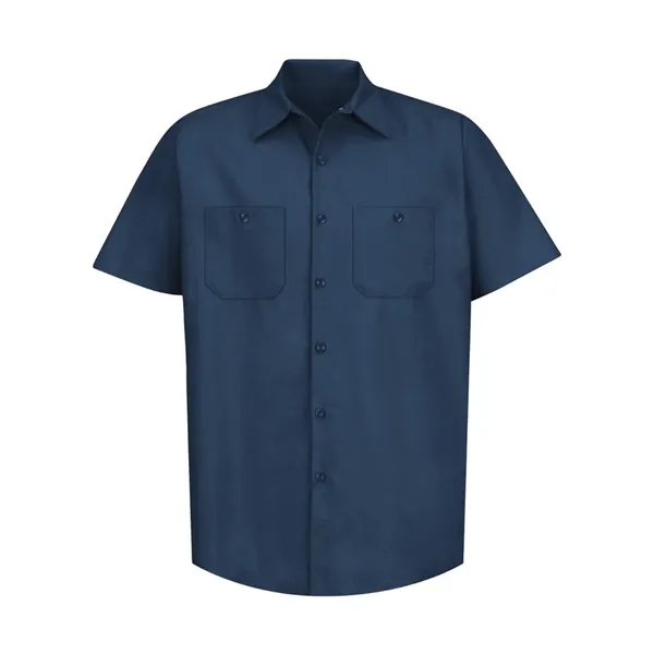 Red Kap Men's Tall Industrial Short Sleeve Work Shirt - Red Kap Men's Tall Industrial Short Sleeve Work Shirt - Image 21 of 42
