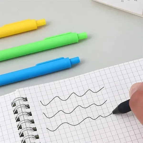 Business Office Soft Touch Promotion Candy Color Click Pen - Business Office Soft Touch Promotion Candy Color Click Pen - Image 2 of 5