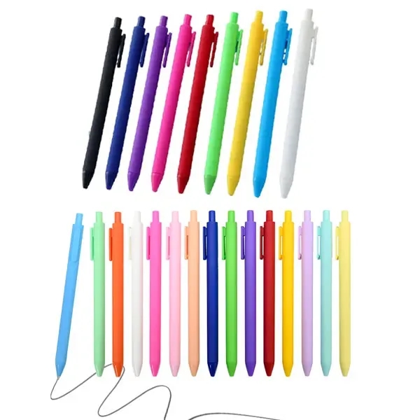 Business Office Soft Touch Promotion Candy Color Click Pen - Business Office Soft Touch Promotion Candy Color Click Pen - Image 3 of 5