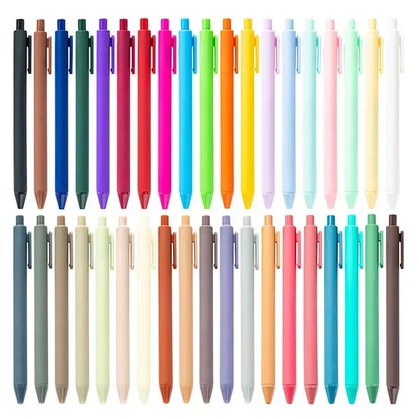 Business Office Soft Touch Promotion Candy Color Click Pen - Business Office Soft Touch Promotion Candy Color Click Pen - Image 5 of 5