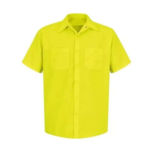 Red Kap Men's Tall Enhanced Visibility Short Sleeve Work ... - Red Kap Men's Tall Enhanced Visibility Short Sleeve Work ... - Image 0 of 4