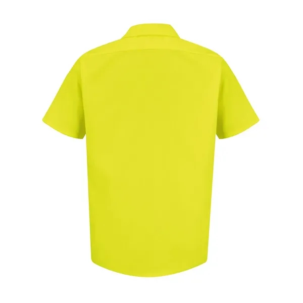 Red Kap Men's Tall Enhanced Visibility Short Sleeve Work ... - Red Kap Men's Tall Enhanced Visibility Short Sleeve Work ... - Image 4 of 4