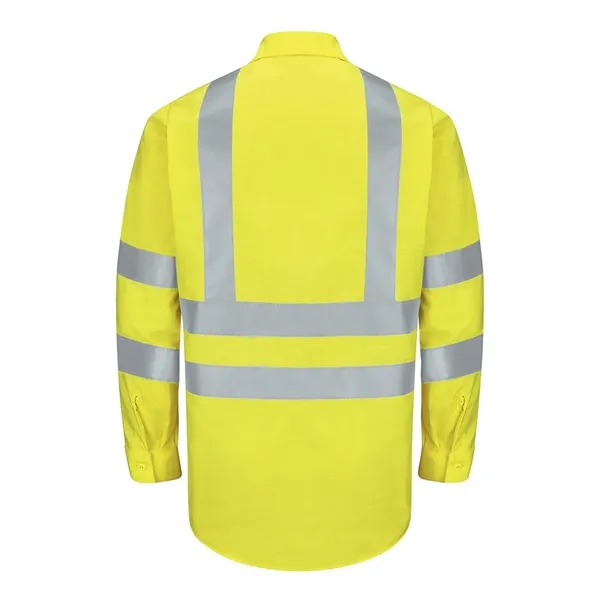 Red Kap Men's Tall Enhanced & Hi-Visibility Long Sleeve W... - Red Kap Men's Tall Enhanced & Hi-Visibility Long Sleeve W... - Image 2 of 10