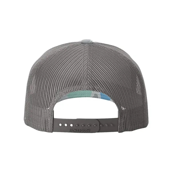 Richardson Five-Panel Printed Trucker Cap - Richardson Five-Panel Printed Trucker Cap - Image 72 of 72