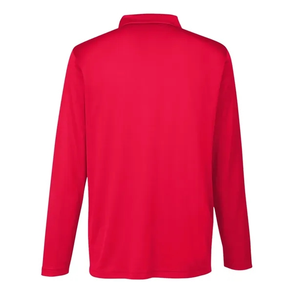 Team 365 Men's Zone Performance Long Sleeve Polo - Team 365 Men's Zone Performance Long Sleeve Polo - Image 10 of 12