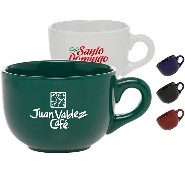 18 oz. Cappuccino Custom Ceramic Mugs - 18 oz. Cappuccino Custom Ceramic Mugs - Image 0 of 6
