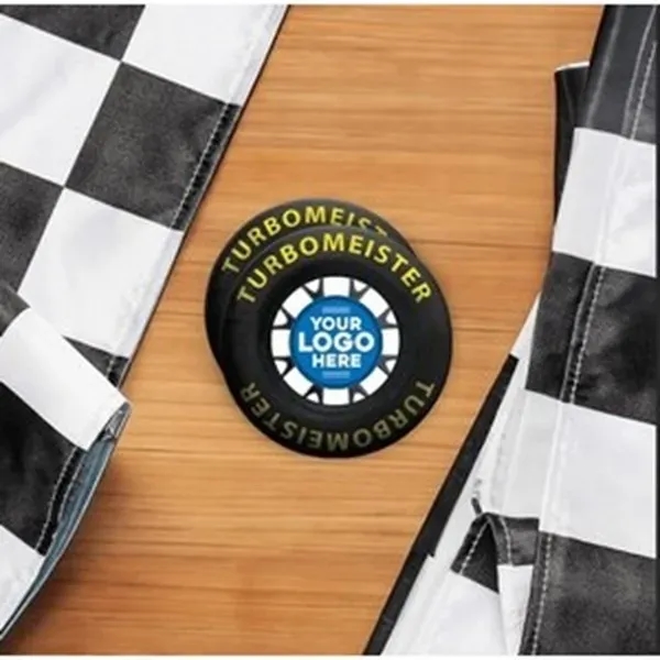 Custom Racing Tire Theme Coaster - Custom Racing Tire Theme Coaster - Image 3 of 3