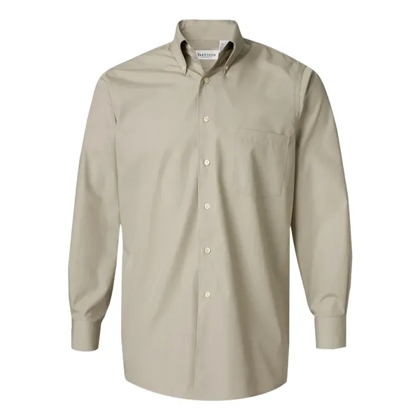 Van Heusen Men's Silky Poplin Shirt - Van Heusen Men's Silky Poplin Shirt - Image 1 of 6