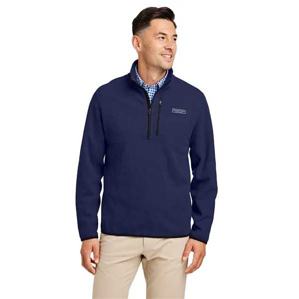vineyard vines Men's Mountain Sweaterfleece Quarter-Zip P...