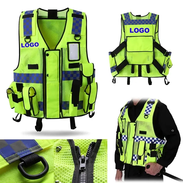 Vest With Multi Pockets - Vest With Multi Pockets - Image 0 of 5