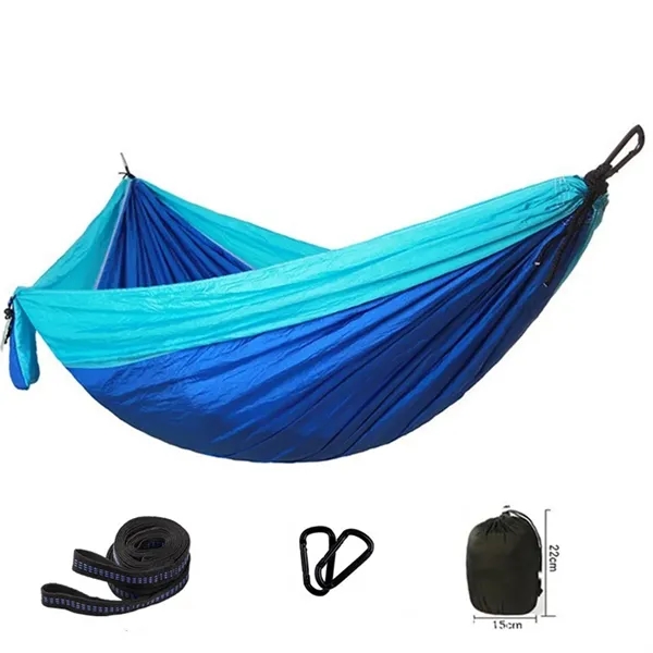 Outdoor Nylon Single Hammock - Outdoor Nylon Single Hammock - Image 1 of 4