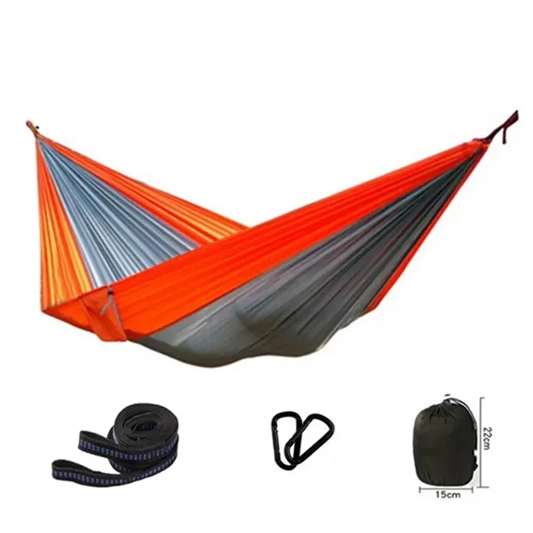 Outdoor Nylon Single Hammock - Outdoor Nylon Single Hammock - Image 3 of 4