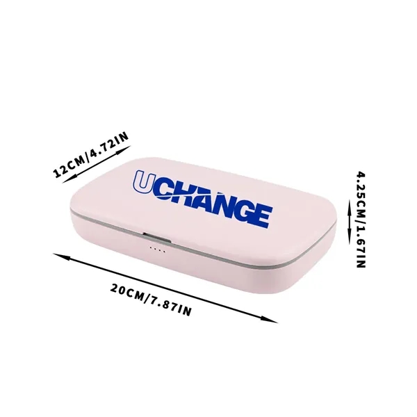 Multi-Function UV Phone Sanitizer With Wireless Charging - Multi-Function UV Phone Sanitizer With Wireless Charging - Image 1 of 5
