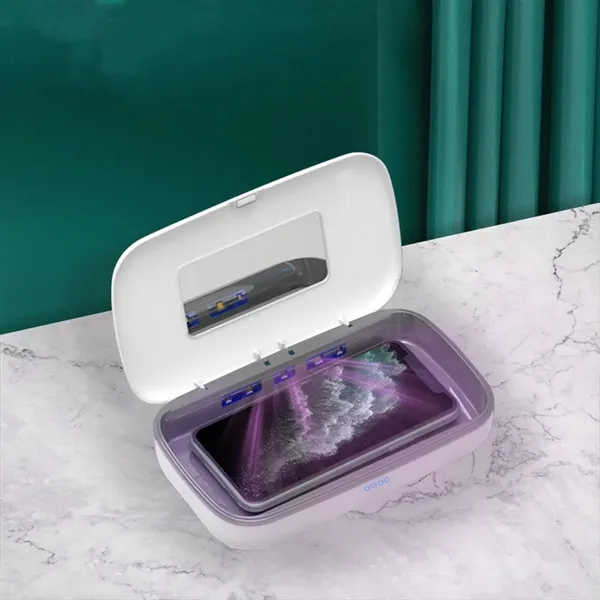 Multi-Function UV Phone Sanitizer With Wireless Charging - Multi-Function UV Phone Sanitizer With Wireless Charging - Image 5 of 5