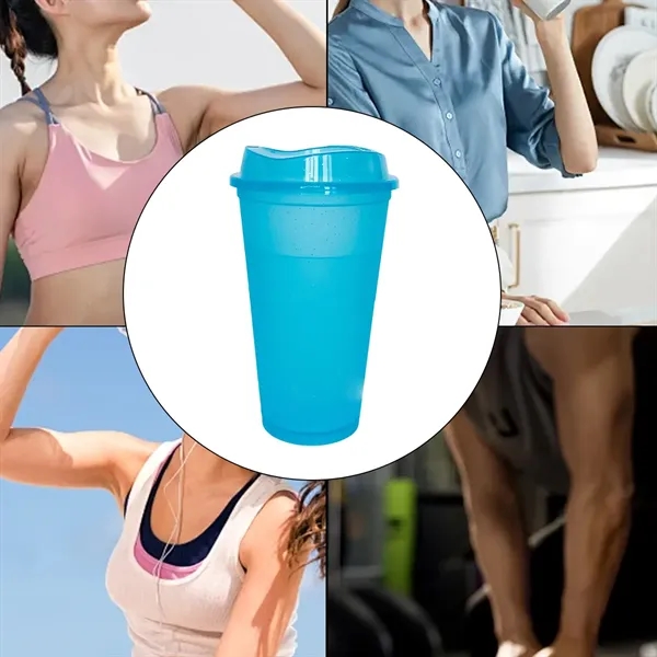 16 Oz. Plastic Shaker Cup With Flip Lid In Assorted Colors - 16 Oz. Plastic Shaker Cup With Flip Lid In Assorted Colors - Image 6 of 6