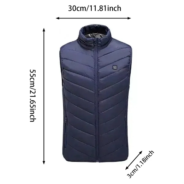 Customizable Heated Vest For Outdoor & Winter Comfort - Customizable Heated Vest For Outdoor & Winter Comfort - Image 1 of 5