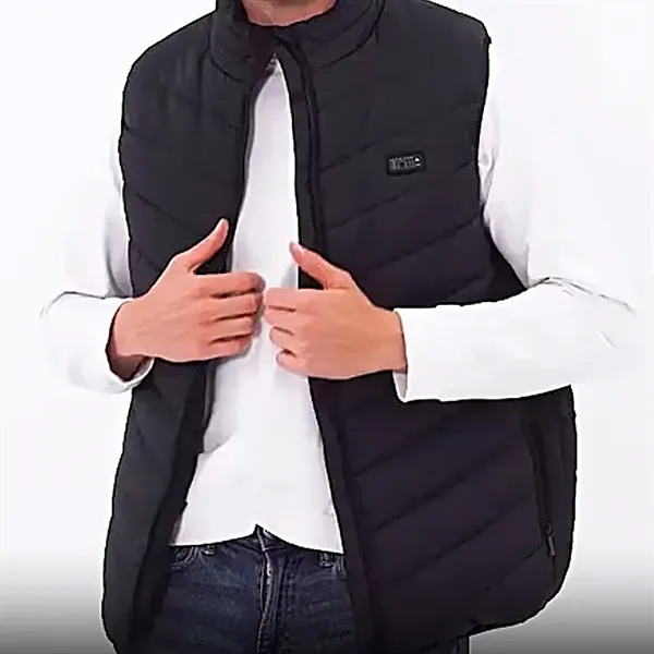 Customizable Heated Vest For Outdoor & Winter Comfort - Customizable Heated Vest For Outdoor & Winter Comfort - Image 4 of 5