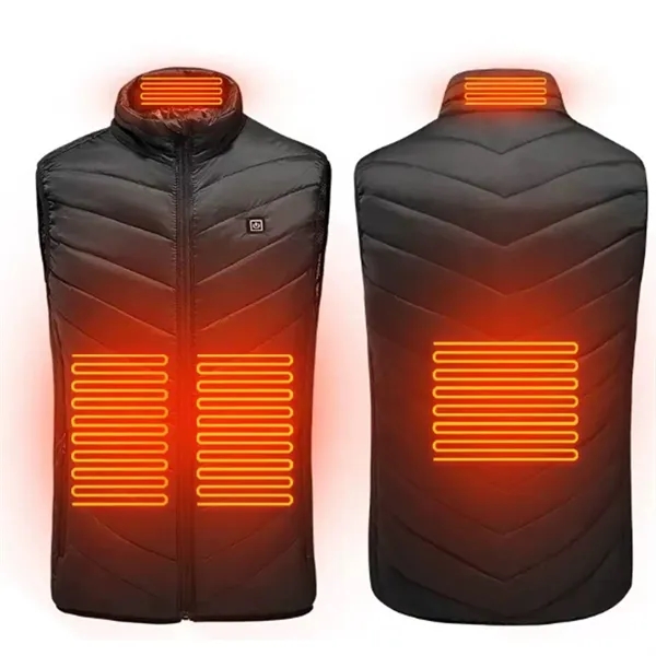 Customizable Heated Vest For Outdoor & Winter Comfort - Customizable Heated Vest For Outdoor & Winter Comfort - Image 3 of 5