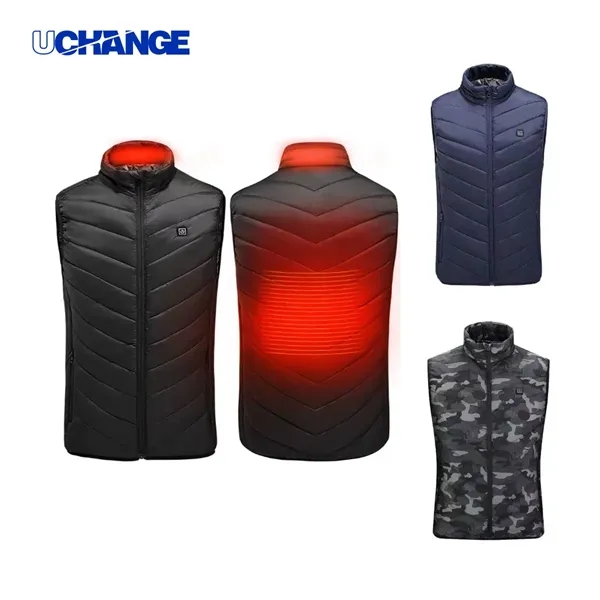 Customizable Heated Vest For Outdoor & Winter Comfort - Customizable Heated Vest For Outdoor & Winter Comfort - Image 0 of 5