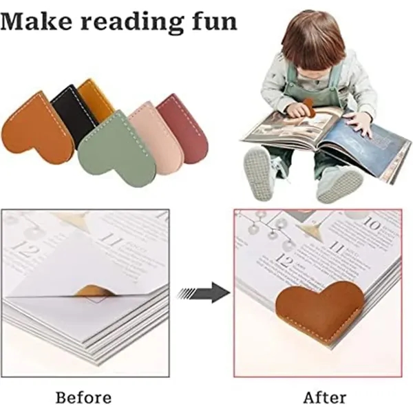 Leather Heart Bookmark - Leather Heart Bookmark - Image 4 of 4