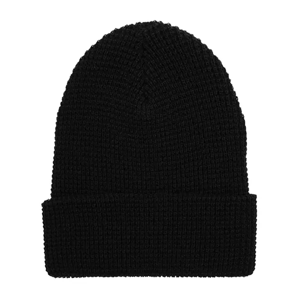 Custom YP Classics Waffle Cuffed Knit Beanie