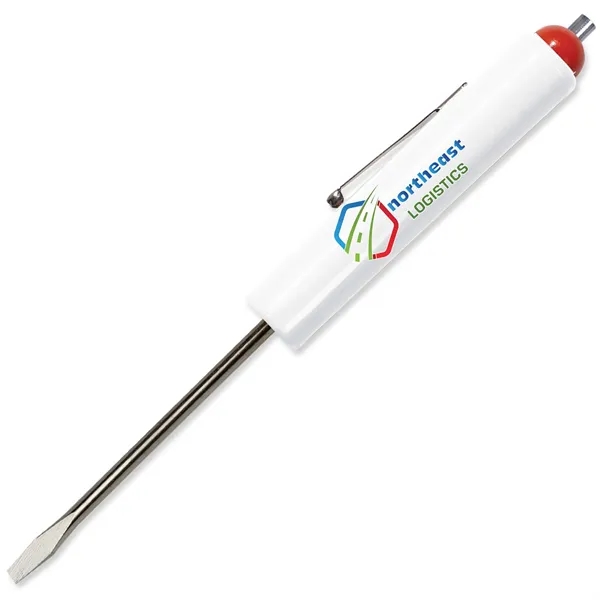 Jumbo Pocket Screwdriver - 1/8" Flat Tip Blade w/Magnet Top - Jumbo Pocket Screwdriver - 1/8" Flat Tip Blade w/Magnet Top - Image 10 of 22