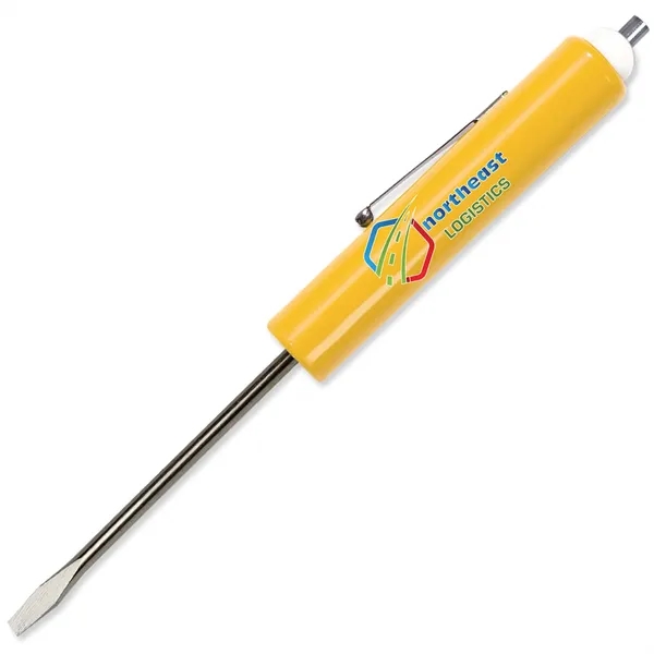 Jumbo Pocket Screwdriver - 1/8" Flat Tip Blade w/Magnet Top - Jumbo Pocket Screwdriver - 1/8" Flat Tip Blade w/Magnet Top - Image 11 of 22
