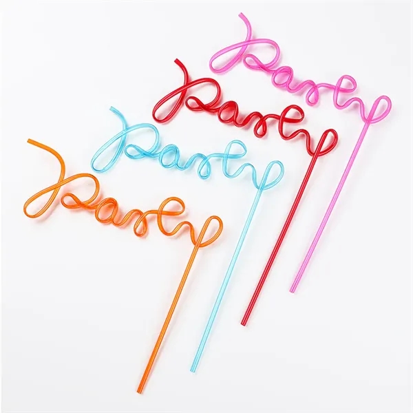 Custom Script PETG Drinking Straw For Parties - Custom Script PETG Drinking Straw For Parties - Image 4 of 5