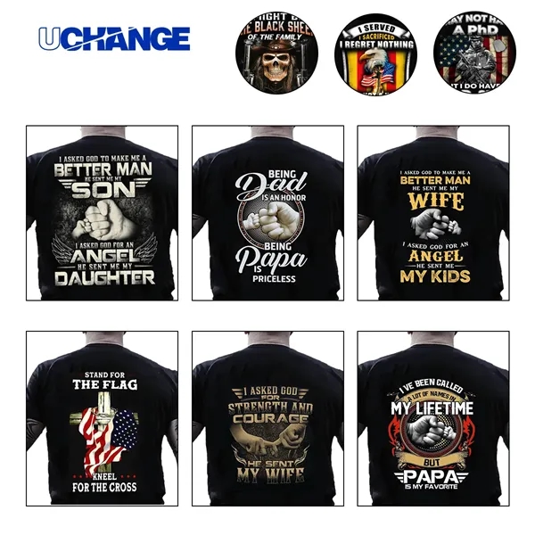 Unisex Patriotic Veteran Flag Graphic T Shirt - Unisex Patriotic Veteran Flag Graphic T Shirt - Image 0 of 5