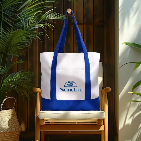 Large TJ Canvas Tote Bag - Large TJ Canvas Tote Bag - Image 3 of 11