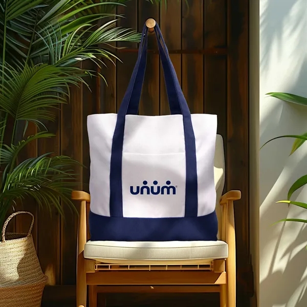 Large TJ Canvas Tote Bag - Large TJ Canvas Tote Bag - Image 8 of 11