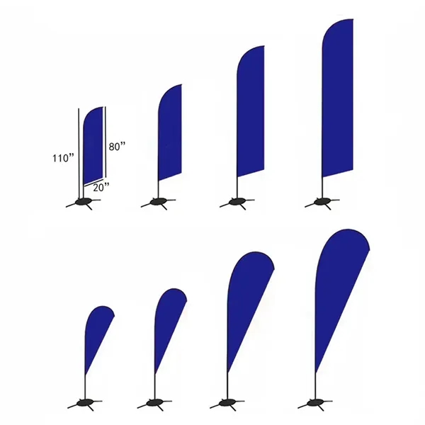 9' Custom Feather Flag - 9' Custom Feather Flag - Image 2 of 3