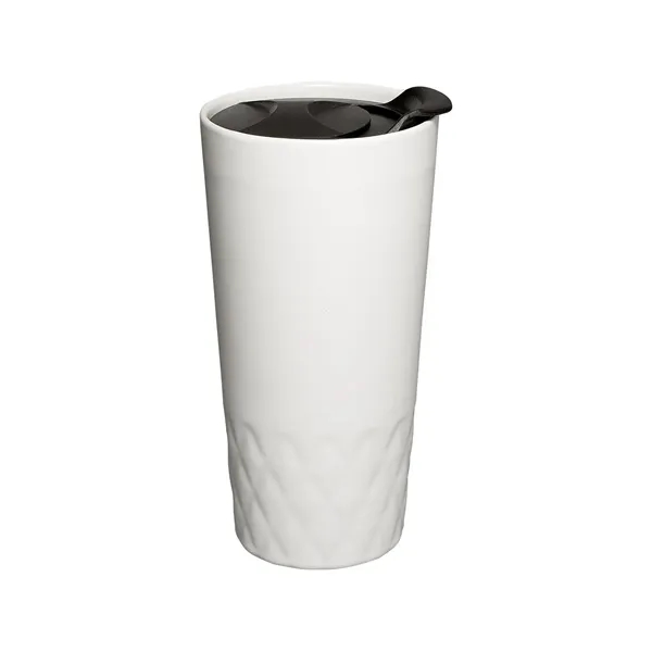 14 oz Double Wall Ceramic Textured Tumbler - 14 oz Double Wall Ceramic Textured Tumbler - Image 2 of 3