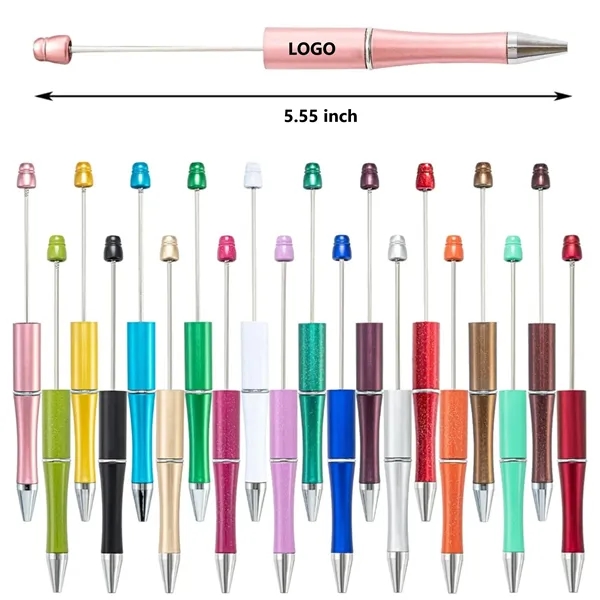Plastic Beadable Pen - Plastic Beadable Pen - Image 0 of 2