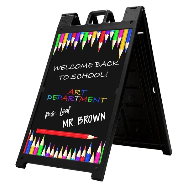 Signicade Deluxe Imprinted Chalkboard Kit (Single-Sided) - Signicade Deluxe Imprinted Chalkboard Kit (Single-Sided) - Image 4 of 5