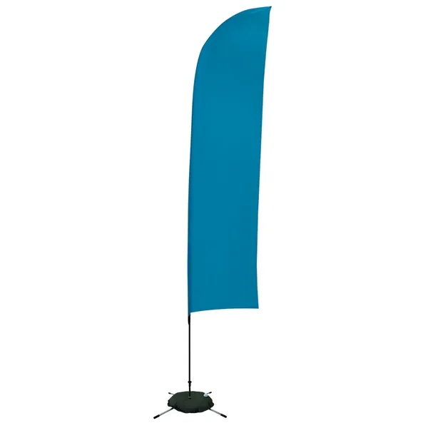 13' Solid-Color Blade Sail Sign Flag, 1-Sided, Scissor Base - 13' Solid-Color Blade Sail Sign Flag, 1-Sided, Scissor Base - Image 2 of 27