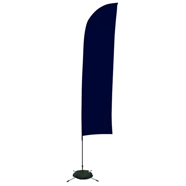13' Solid-Color Blade Sail Sign Flag, 1-Sided, Scissor Base - 13' Solid-Color Blade Sail Sign Flag, 1-Sided, Scissor Base - Image 3 of 27