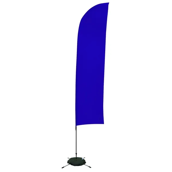 13' Solid-Color Blade Sail Sign Flag, 1-Sided, Scissor Base - 13' Solid-Color Blade Sail Sign Flag, 1-Sided, Scissor Base - Image 6 of 27