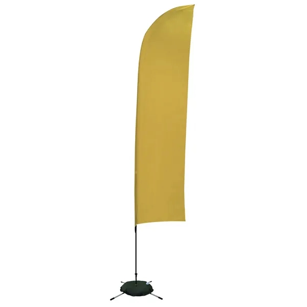 13' Solid-Color Blade Sail Sign Flag, 1-Sided, Scissor Base - 13' Solid-Color Blade Sail Sign Flag, 1-Sided, Scissor Base - Image 7 of 27