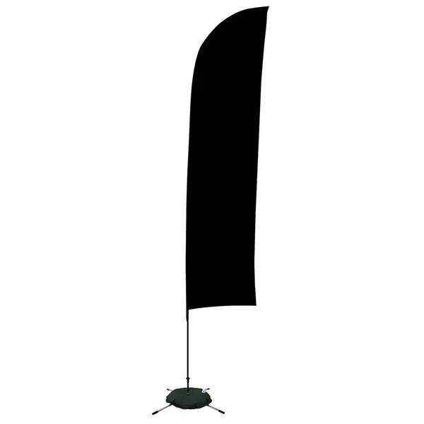 13' Solid-Color Blade Sail Sign Flag, 1-Sided, Scissor Base - 13' Solid-Color Blade Sail Sign Flag, 1-Sided, Scissor Base - Image 8 of 27