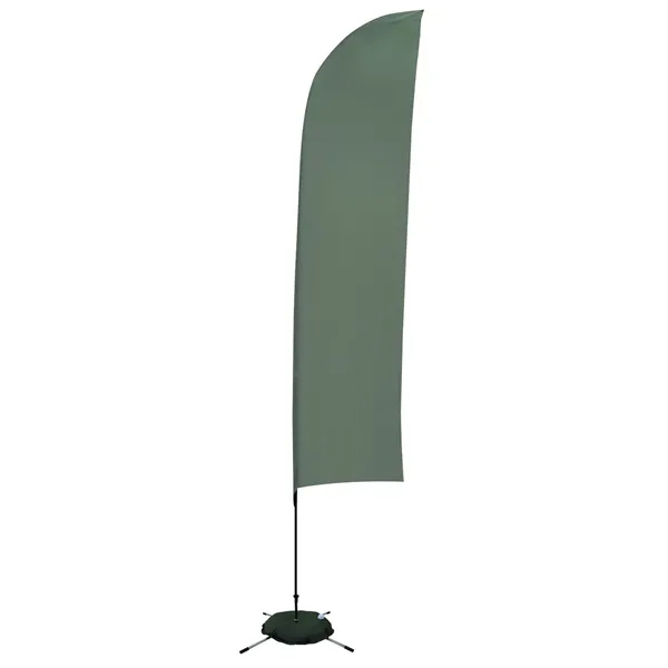 13' Solid-Color Blade Sail Sign Flag, 1-Sided, Scissor Base - 13' Solid-Color Blade Sail Sign Flag, 1-Sided, Scissor Base - Image 9 of 27
