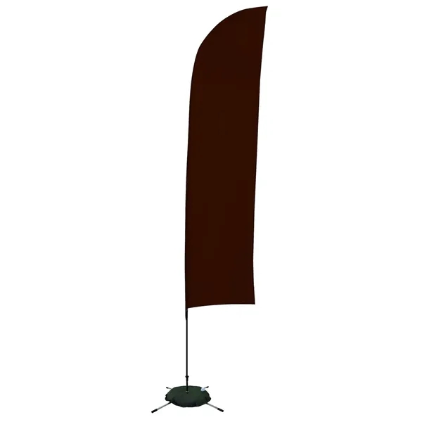 13' Solid-Color Blade Sail Sign Flag, 1-Sided, Scissor Base - 13' Solid-Color Blade Sail Sign Flag, 1-Sided, Scissor Base - Image 15 of 27